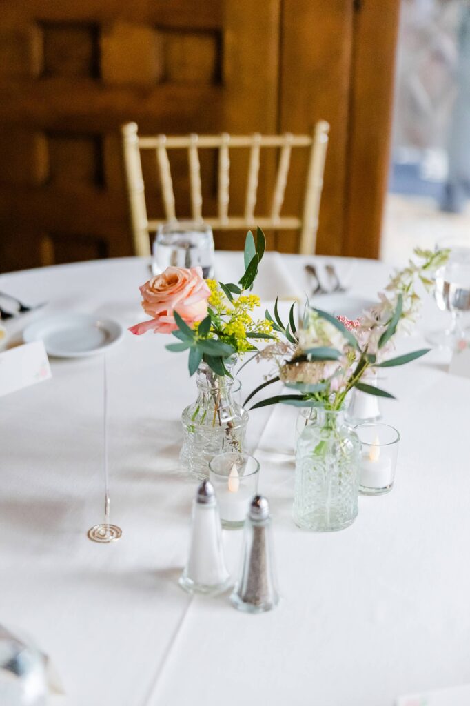 Reception Table at the Glover Mansion 