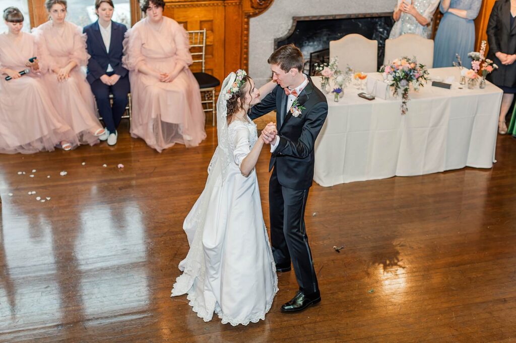 Glover Mansion Ballroom with the Bride & Groom's First Dance