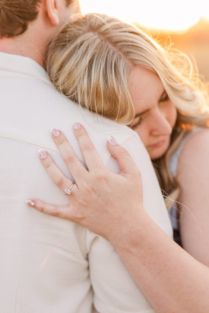 Engagement Session in the golden hour glow