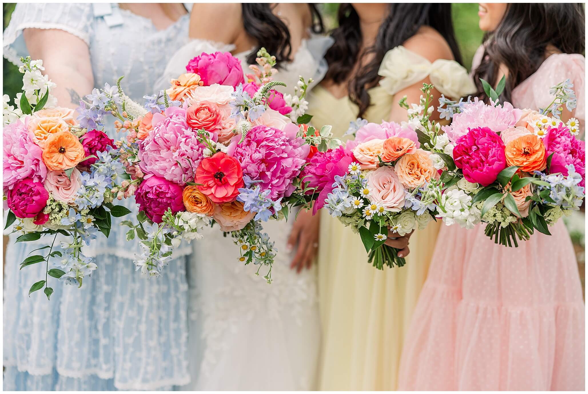 Spokane Wedding with a Colorful Spring Garden theme