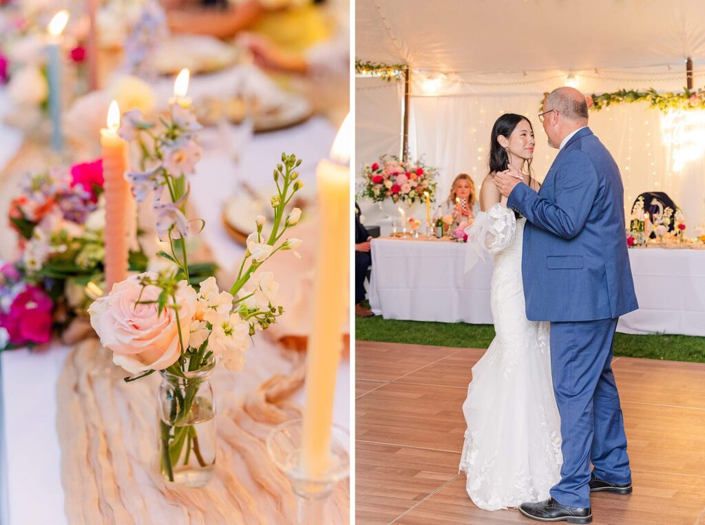 Daddy Daughter dance Spokane Wedding Reception