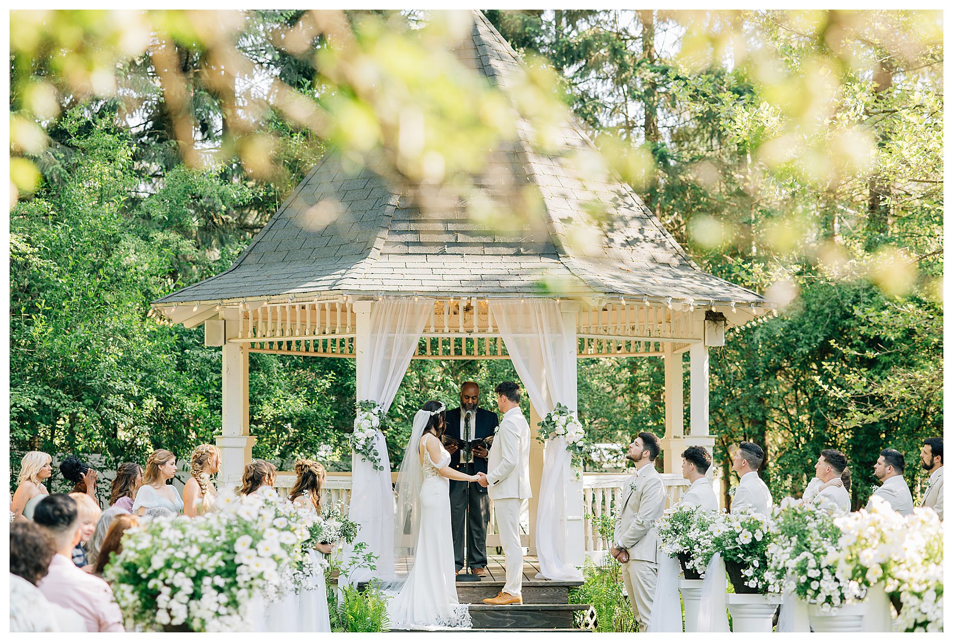 Wedding at the Belle Gardens Venue in North Spokane